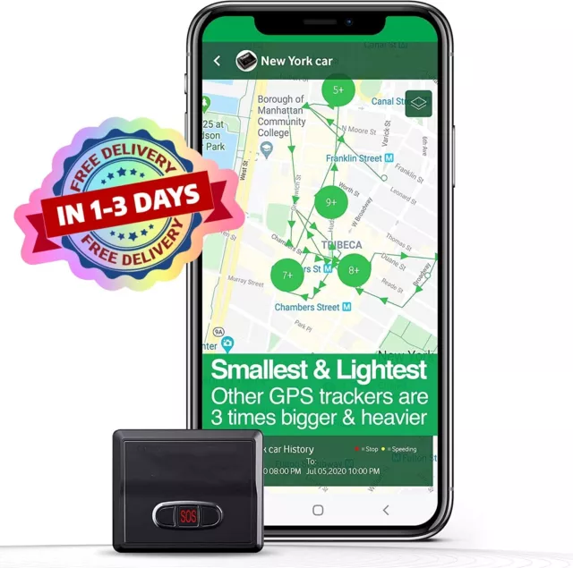 2/4X Mini Rastreador GPS Para Auto Niños Perro Llave TIEMPO REAL Localizador  US