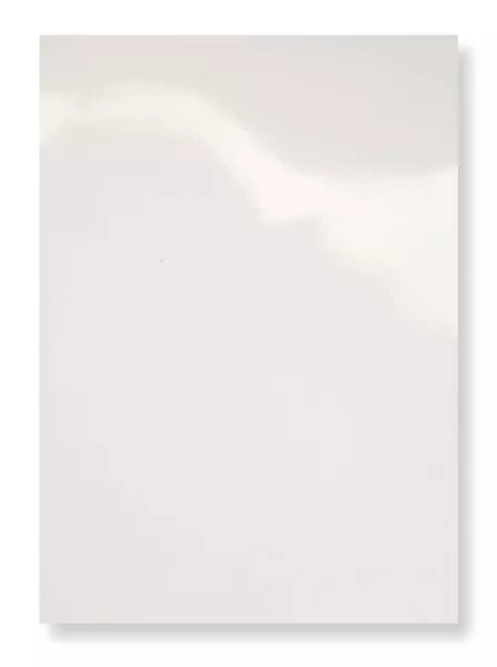 100 Einbanddeckel Deckblatt, Glanzkarton 250gr, CHROMOLUX weiß, DIN A4