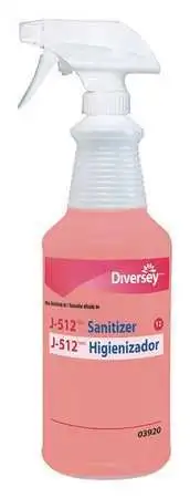 Diversey D03920 32 Oz. Clear, Plastic Trigger Spray Bottle, 12 Pack