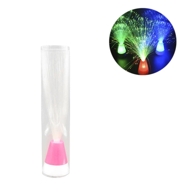 4 PCS FIBER Optic Centerpiece Fairy Cable Color Changing Night Light £