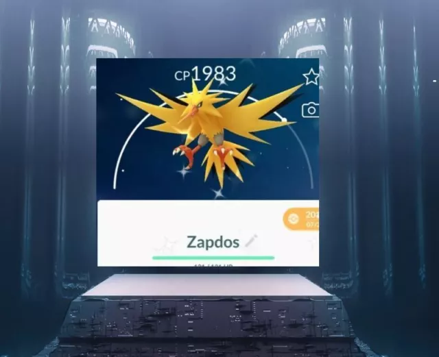 Pokemón Go- Zapdos Galar - Legendary (NOT SHINY) - Trade 1 Million Or 30  Days