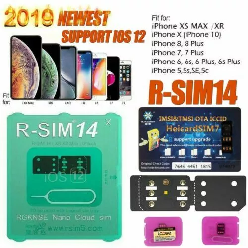 ideal RSIM Unlock chip Card for iPhone 12/11/XS/Max/XR/X/8/7/6s