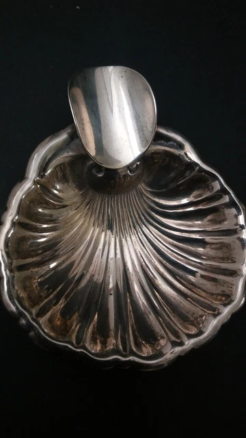 Vtg 925 Sterling Mini Ashtray Footed Clam Shell Mexico