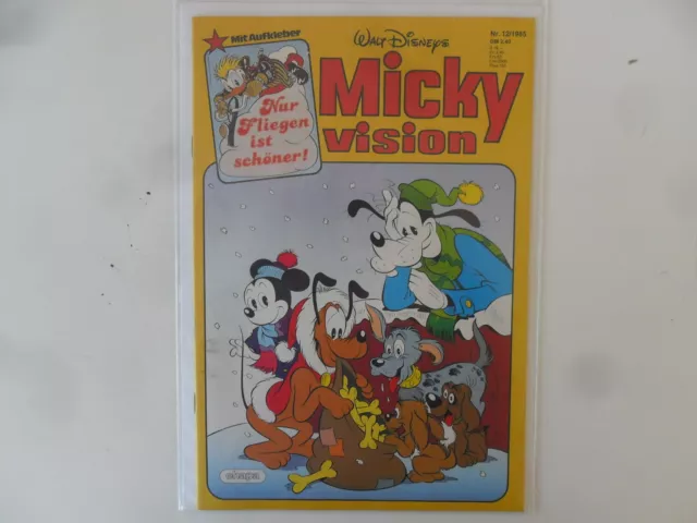 Ehapa - Micky Vision - 2. Auflage - Nr. 12/ 1985 - Zustand: 1-2 (mit Aufkleber)