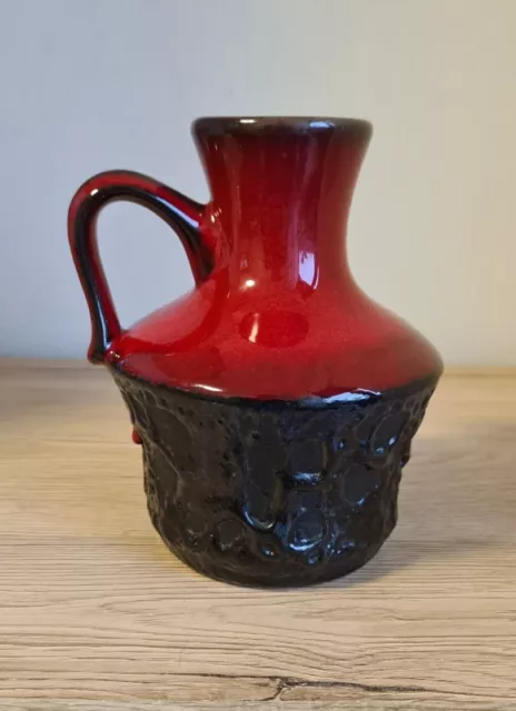 Jopeko Keramik Vase 021/15 Fat Lava 60er 70er Jahre Mid Century