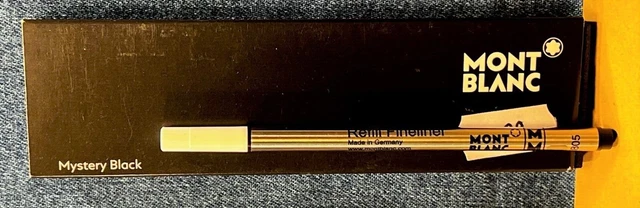 "Montblanc" Mystery Black Fineliner "M"  German Rollerball  Refill