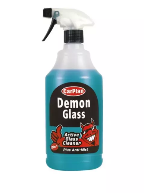 Carplan Demon Anti Mist Glass Cleaner Car Trigger Spray - 1L