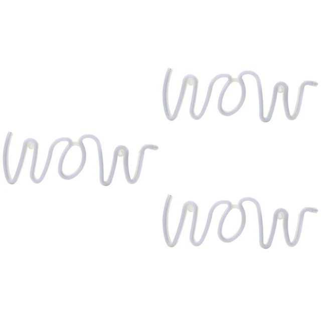 3 PIECES LIGHT LED Word Lights No Wall Sign Signs Bedroom Decor £37.35