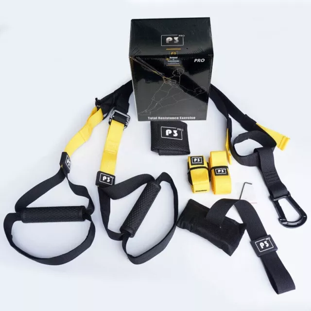 TRX Suspension Trainer Home Gym Full Body Workout Adjustable Nylon Outdoor P3 2