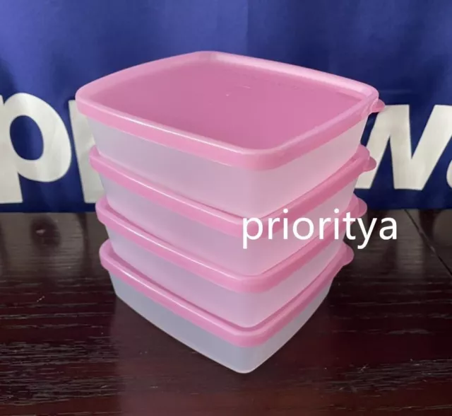 Tupperware Cubix Rectangular Small 250ml/ Small Container/ Food Storage  Box/ Airtight/ Bekas Kecil/ Small Gift/ Cute