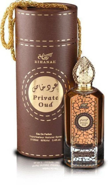 RIHANAH Private Oud EAU DE PERFUME For Men-100 ml Eau De Parfum Natural Spray,,