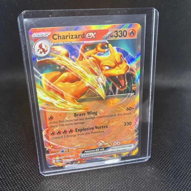 POKÉMON TCG CHARIZARD ex Scarlet & Violet - 151 006/165 Holo Double ...