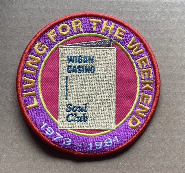 Wigan Casino “Membership Card Design” New Embroidered Patch!