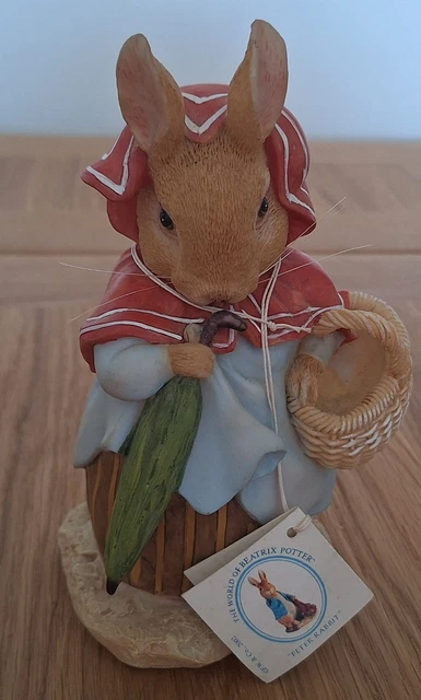 BORDER FINE ARTS Beatrix Potter Figurine Mrs Rabbit at work £9.73