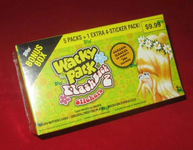 Wacky Packages Flashback 2 Sealed Bonus Box    @@  Sold Out  @@