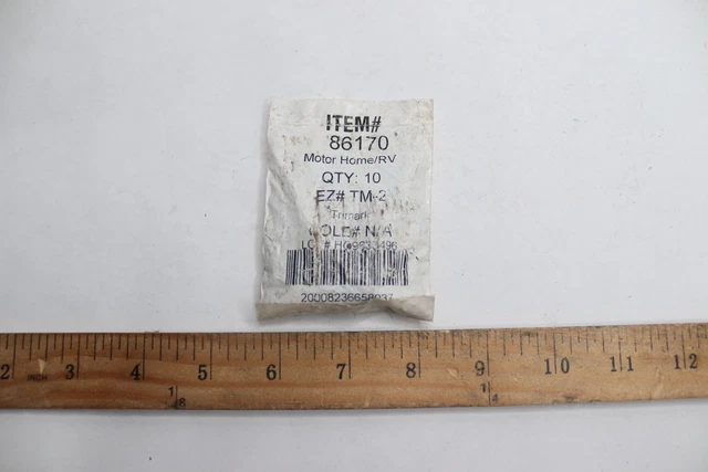(10-Pk) Trimark Motor Home/rv Universal Key Blank Silver 86170