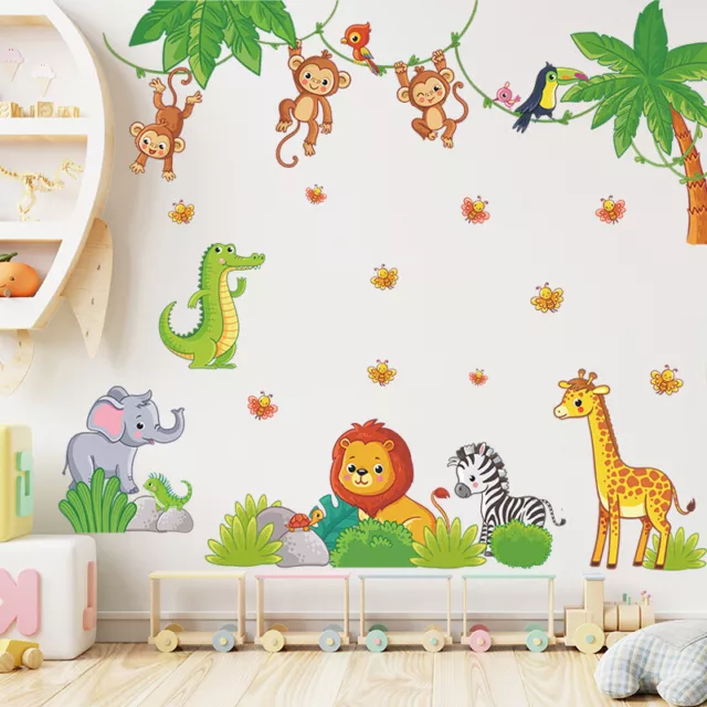 Wandtattoo Wandaufkleber Tiere Zoo Kinderzimmer Babyzimmer Wandsticker Home