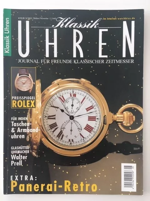 German watch magazin / Magazine allemand de montres KLASSIK UHREN 2002/5 GOUSSET