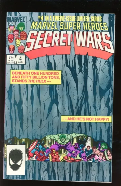 Marvel Super Heroes Secret Wars #4 Near Mint 9.4 1984 Marvel Comics