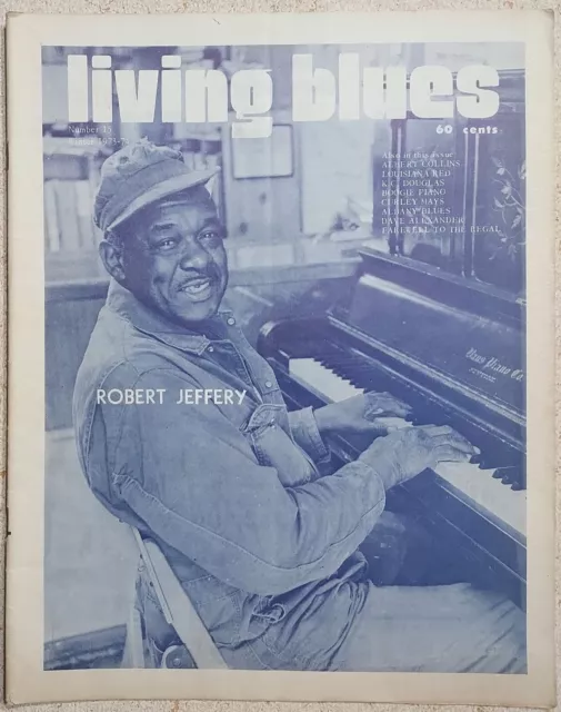 LIVING BLUES Magazine #15 (1973-74) ALBERT COLLINS Regal Theater BOB JEFFERY