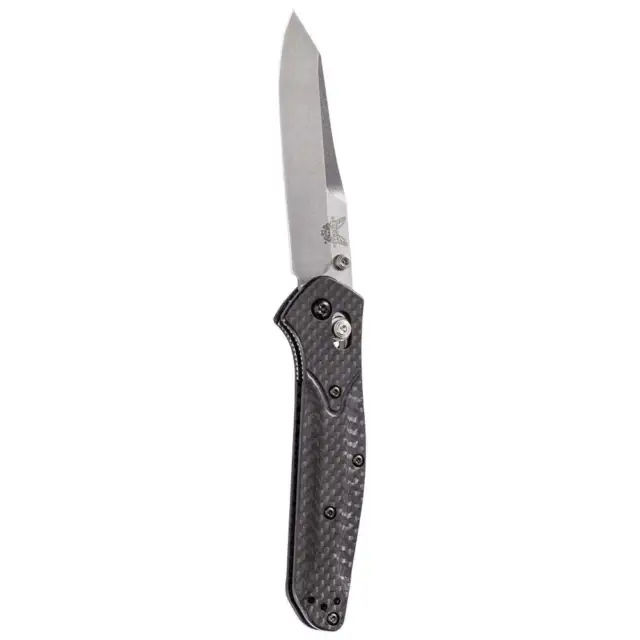 Benchmade Osborne AXIS Lock Knife Carbon Fiber S90V (3.4" Stonewash) 940-1
