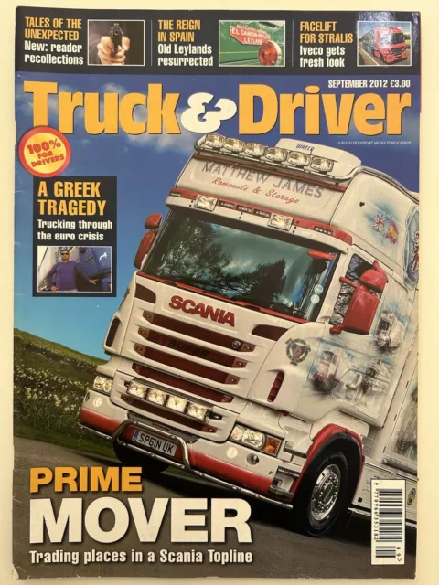 Truck & Driver September 2012 - Scania R480, Volvo FH, Iveco Stralis, Leyland