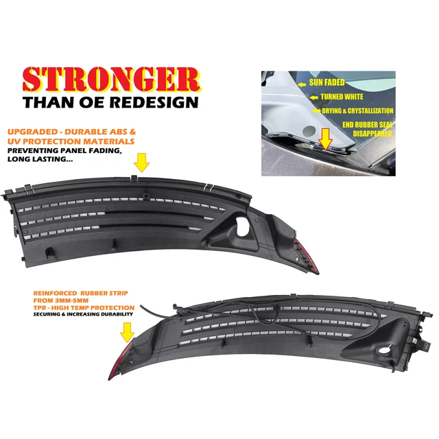OEM NEW Front Right Passenger Wiper Cowl Cover Insert Panel Focus