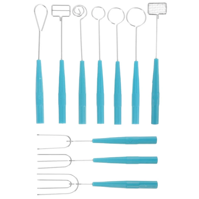 Forchette Fonduta Cioccolato - Set 5 Pezzi In Acciaio Inox Per Dessert E Barbecue - Foto 2