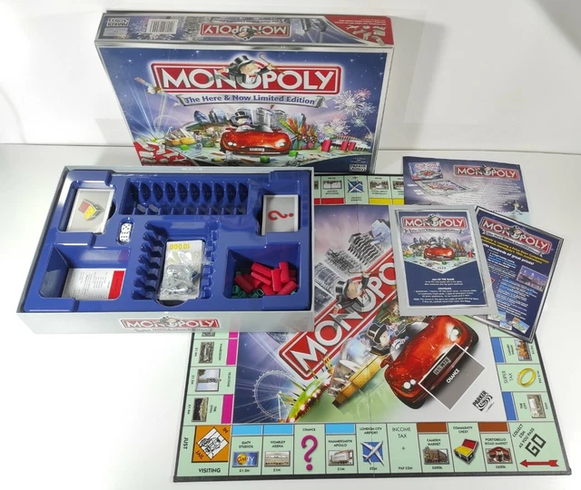 2005 Parker Hasbro Monopoly The Here & Now Limited Edition Brettspiel komplett