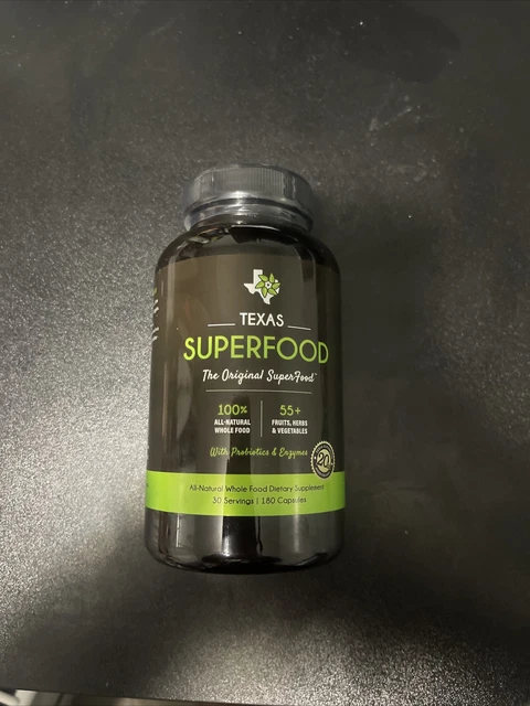 Texas Superfood The Original Enzymes & Probiotics 180 Capsules 12/23 New Sealed Texas Superfood The Original Enzymes & Probiotics 180 Capsules 12/23 New Sealed