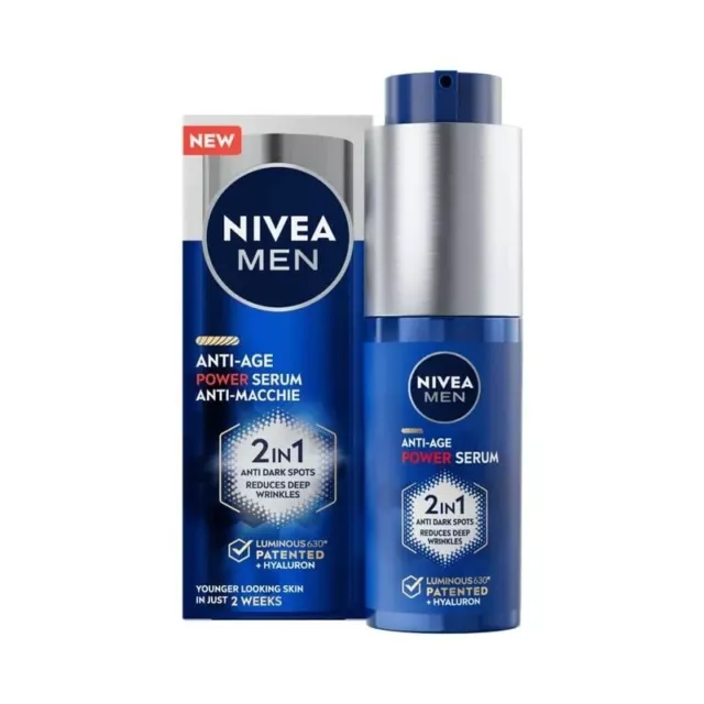 NIVEA Men Anti-age 2In1 Power Serum - Siero Anti-macchie 30 Ml