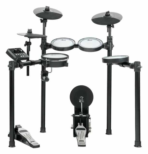 XDrum DD-460P E-Drum Kit elektronisches Schlagzeug Set Mesh Head Pads Kick Pad