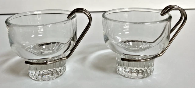 Lot De 2 Tasses À Café En Verre À Double Paroi Avec 2 Cuillères, 250 Ml