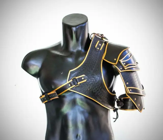 Barbarian Armor Viking leather Full Body Armor set LARP cosplay costume  Armor