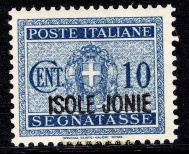 EBS Italy 1941 - Occupied Greece - Ionian Islands - Unificato S1 MNH**