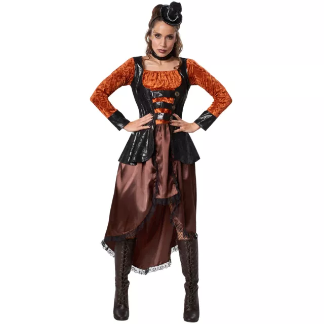 Kostüm Damen Steampunk Prinzessin Gothic viktorianisch Retro Fasching Karneval