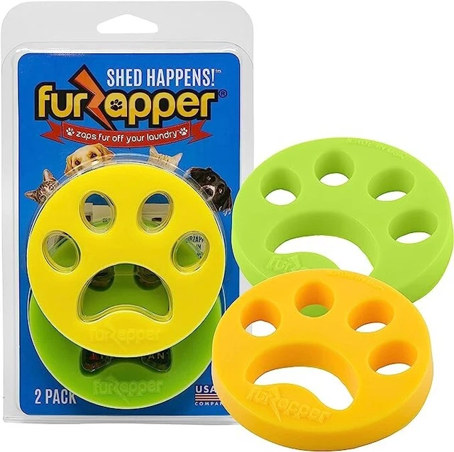 Pet Hair Remover for Laundry, 2 Count - Reusable Dog & Cat Hair Remover Tool