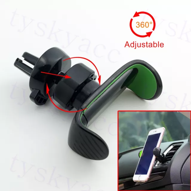 Car Accessories 360° Adjust Bracket Air Vent Mount Phone Holder Cradle Stander