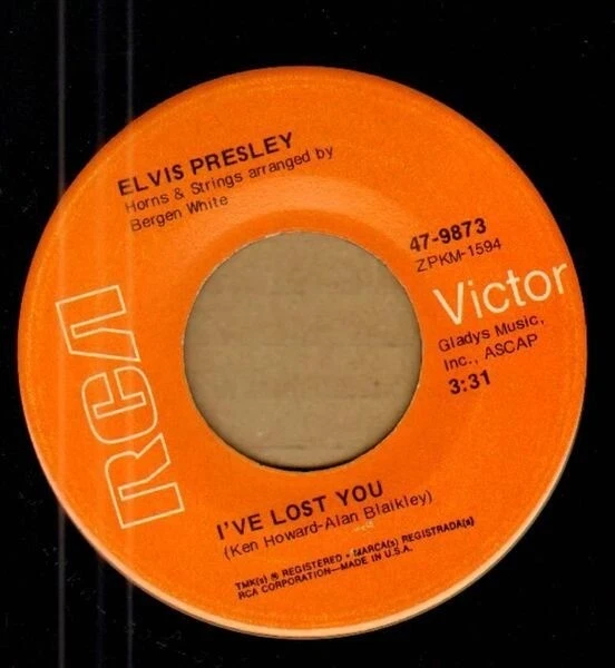 Elvis Presley Ive Lost You Vinyl Single 7inch Rca Victor Eur 12 30