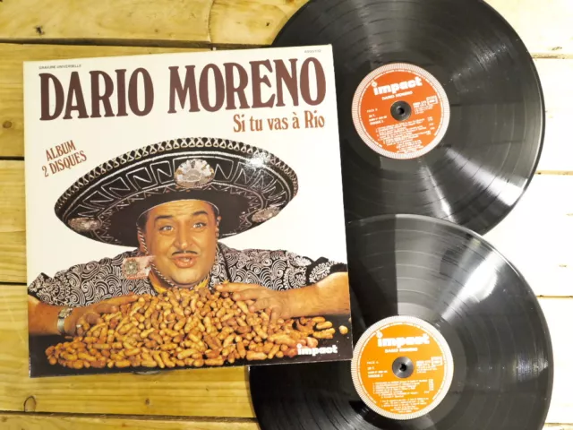 Dario Moreno Si Tu Vas A Rio 2Lp Vinyle Ex Cover Ex Original 1978 Gatefold