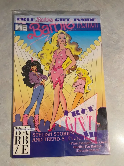 BARBIE FASHION #1 Sealed - NM to M - 1991 Marvel Comics - JOHN ROMITA  Cover art