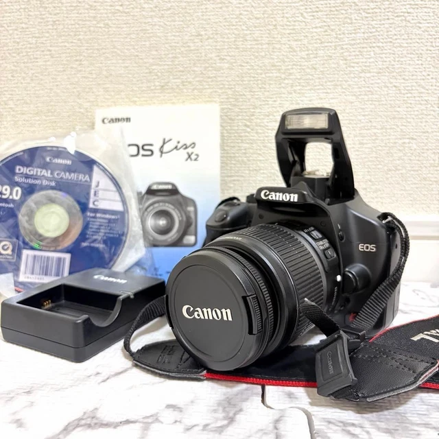 CANON EOS KISS X2 EF-S 18-55 IS Kit Digital SLR Camera $435.90