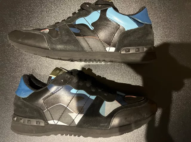 Mens valentino sales trainers black