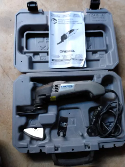 Dremel Multi Max Model 6300 Oscillating Power Tool w/Case Tested and Working Dremel Multi Max Model 6300 Oscillating Power Tool w/Case Tested and Working