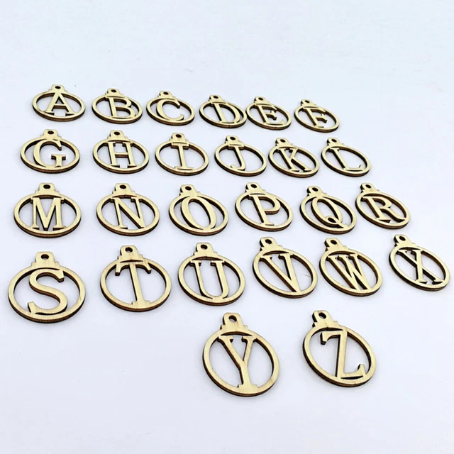 26 Letter Festival DIY Decor Label for Wedding Label Tag Cards