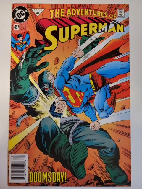 Adventures Of Superman #497 DC Comics Doomsday app Newsstand