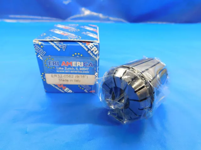 New Eri America Er32 Collet Size 9/16 Made In Italy Er32-0562 .5625 Er 32