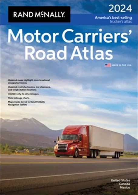 Rand McNally 2024 Motor Carriers' Road Atlas (Paperback or Softback)