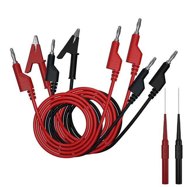 Plug Cables Test Probes Testing Equipment Nickel-plated Copper 1000V/15A