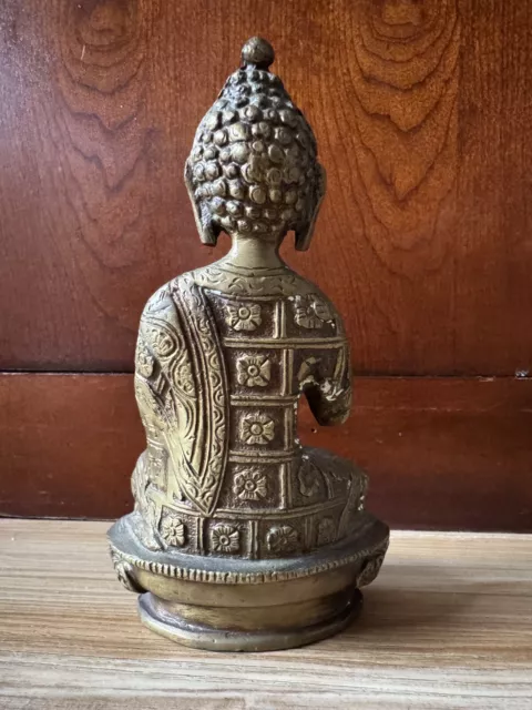 old Chinese gilt bronze buddha statue 2